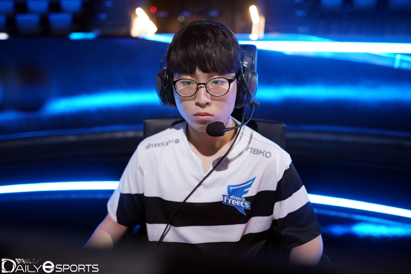 아프리카 프릭스의 톱 라이너 '기인' 김기인.