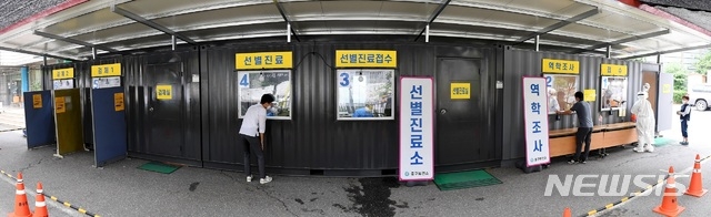 대전 중구 워킹스루 선별진료소