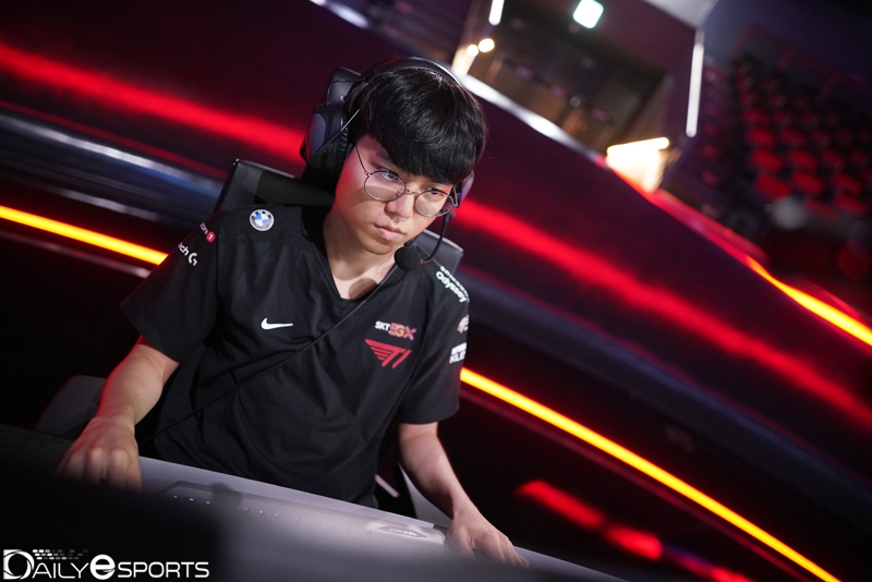 T1의 정글러 '커즈' 문우찬.