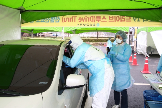 화순군 임시 선별진료소/사진=화순군