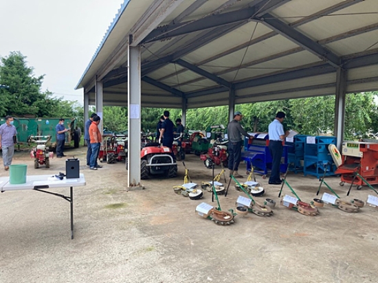 영암군 관내농업인 대상 불용농기계 매각시행/사진=영암군