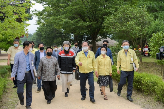 순천시는 문화재청 주관으로 낙안읍성 주민 안전 교육 및 국가안전대진단을 실시했다/사진=순천시