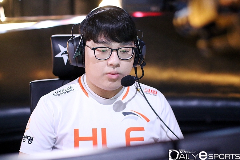 한화생명e스포츠의 톱 라이너 '큐베' 이성진.