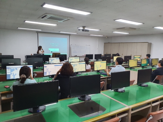 공간정보시스템 사용자 교육 실시/사진=무안군