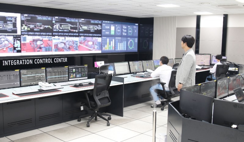 롯데칠성음료 안성공장 통합관제센터