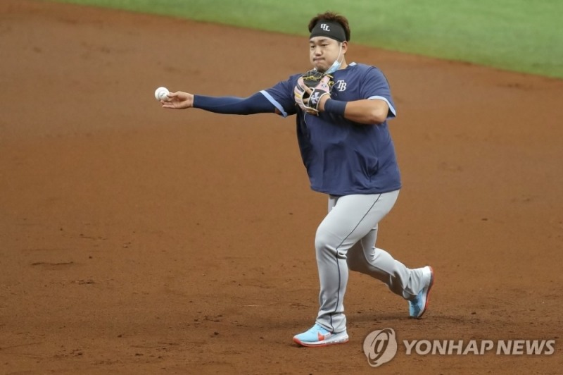 탬파베이 레이스 최지만.