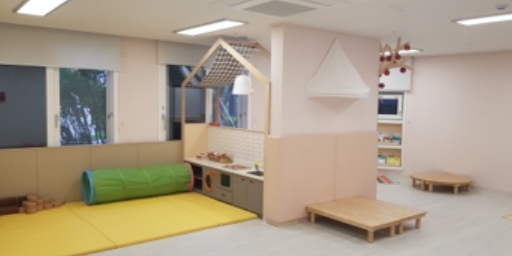 ▲지난 9일 개원한 구립에코포레어린이집 보육실