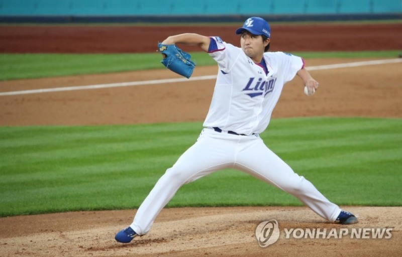 삼성 최채흥이 5실점(2자책)에도 불구하고 활발한 타선 도움을 받아 지난해 자신의 최다승과 타이인 6승째를 올렸다.