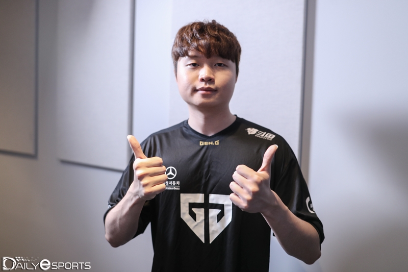 젠지 e스포츠 '비디디' 곽보성.