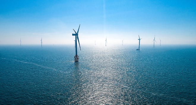 (사진=두산중공업) 국내 최대 서남권해상풍력 실증단지 (60MW규모)