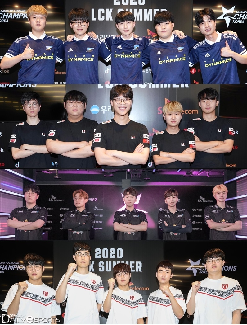 26일 맞대결을 펼치는 다이나믹스와 kt 롤스터, 설해원 프린스와 샌드박스 게이밍(위부터, 세 번째 설해원 사진은 라이엇 게임즈 제공).