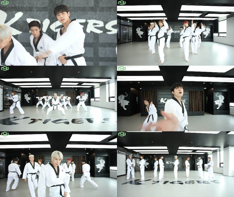 SF9, 도복 안무 영상 ‘탄탄+절도’... 음악방송 1위 공약 실천