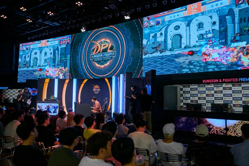 '던전앤파이터' 단독 리그 'DPL' 현장 전경.