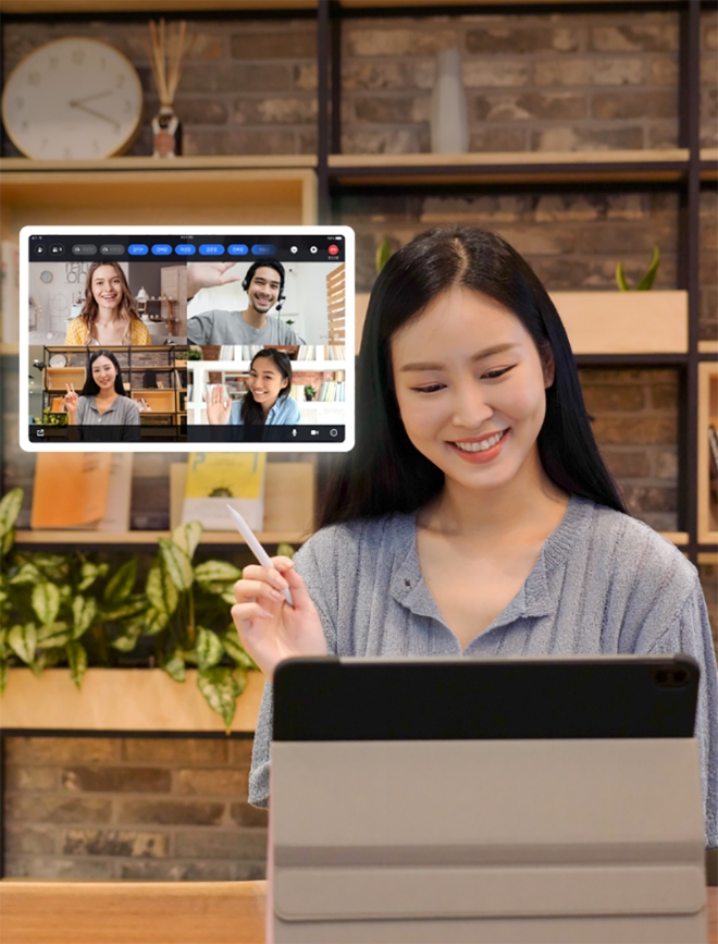 (사진=SK텔레콤) SK텔레콤은 5G 시대 초고화질 그룹 영상통화 서비스 ‘미더스(MeetUs)’를 출시했다고 3일 밝혔다.