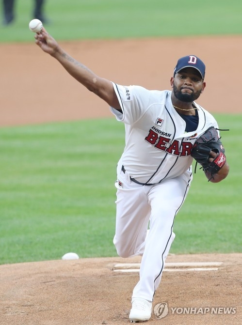 두산의 알칸타라가 2게임 연속 퀄리티스타트에도 승수를 보태지 못해 10승에서 머물고 있다.