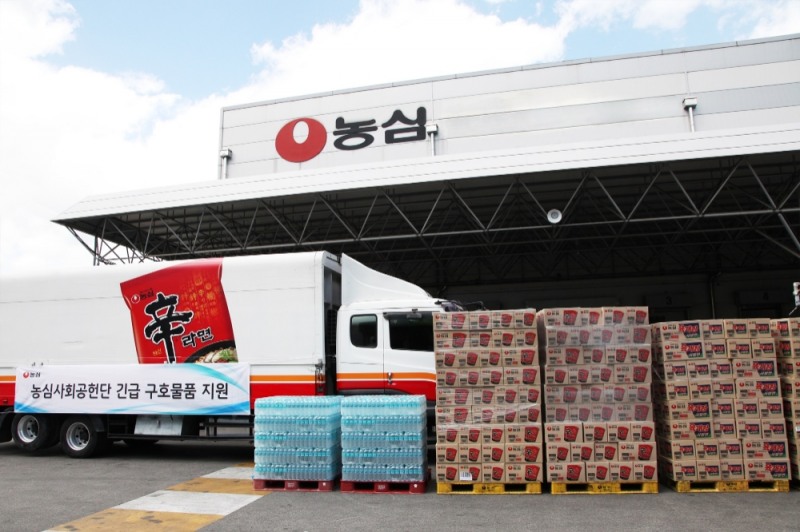 농심, 수해지역 긴급구호 나선다