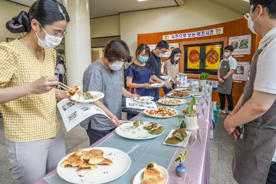 간편음식 시식회/사진=목포시