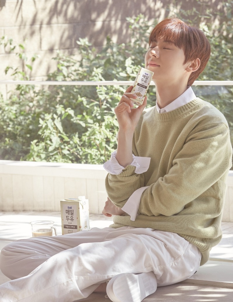 황민현, ‘매일두유, Better Me’ 캠페인 촬영 완료