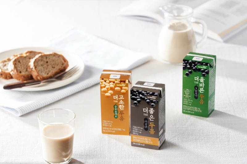 대상웰라이프, 콩을 통째로 갈아 담은 ‘더(THE) 두유' 3종 출시