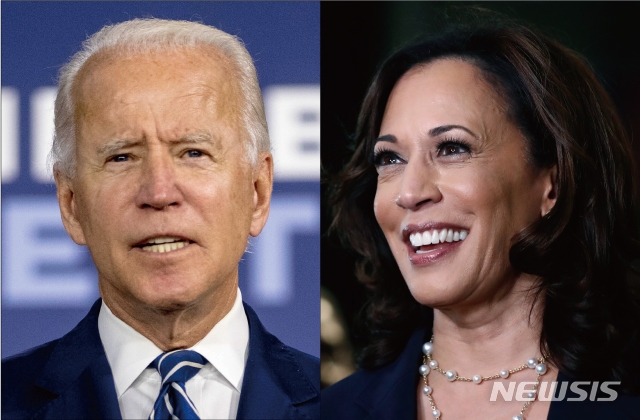 美 바이든, 부통령 후보에 '흑인 여성' 해리스 낙점