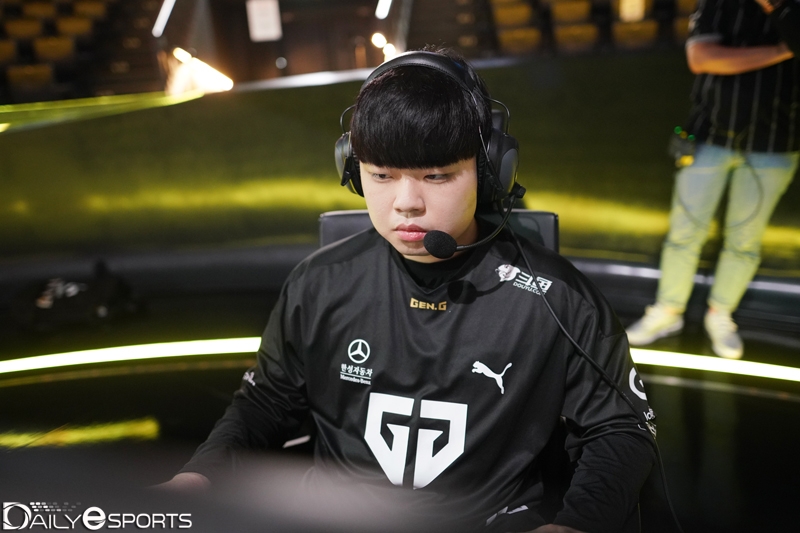 젠지 e스포츠의 정글러 '클리드' 김태민.