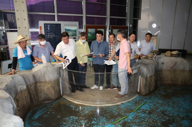 전남도의회 농수산위원회, 집중호우 피해점검‧현장방문 애로사항 청취/사진=전남도의회