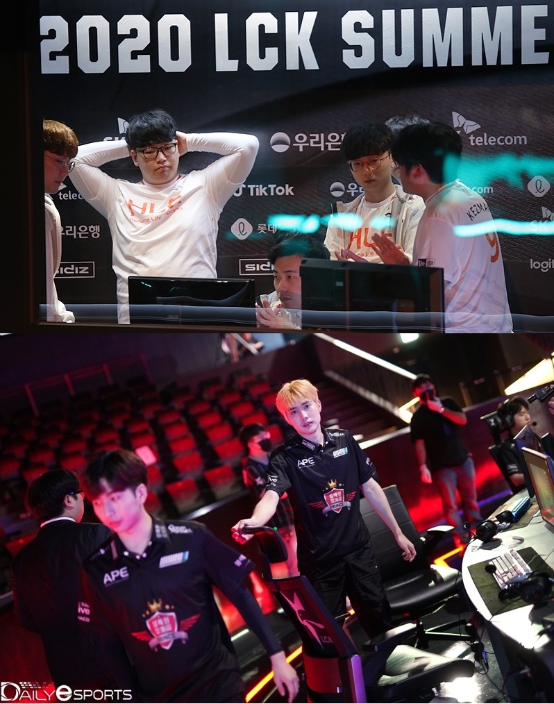 LCK 2020 서머 내내 부진한 한화생명e스포츠(위)와 설해원 프린스가 상위권 팀들을 상대한다.