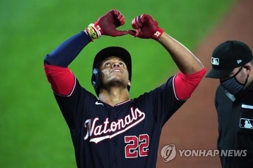 '이주의 선수'로 선정된 후안 소토