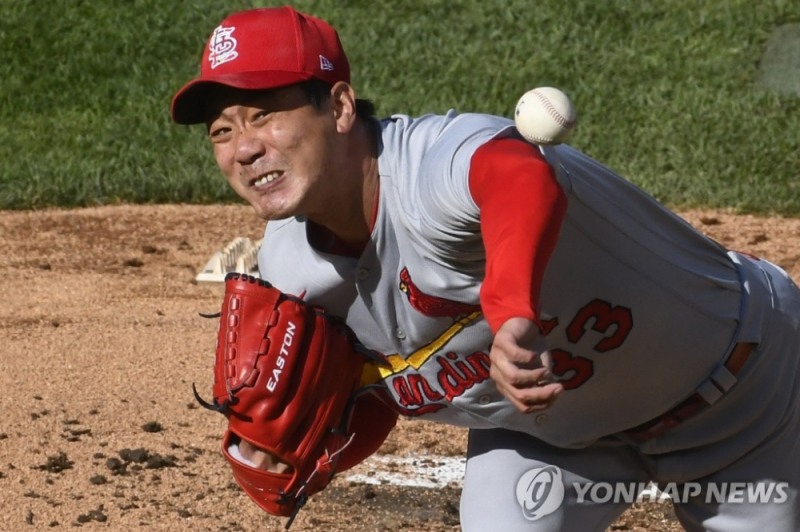 첫 선발 등판에서 호투한 김광현