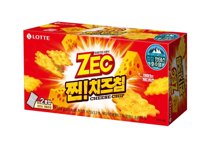 롯데제과, 맥주 안주 과자 ‘제크 찐 치즈칩’ 출시
