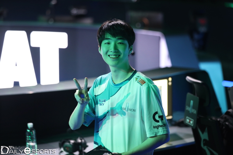 담원 게이밍의 원거리 딜러 '고스트' 장용준.