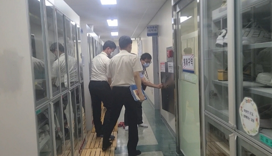 전남소방본부가 전남지역 의료시설을 대상으로 특별 점검을 실시하고 있다/사진=전남소방본부