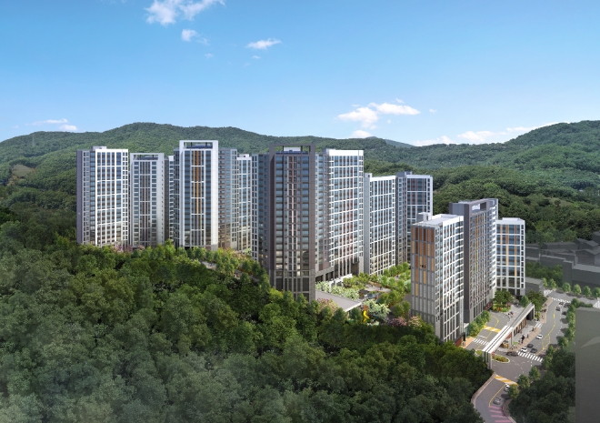 (사진=현대건설) 힐스테이트 삼동역 투시도