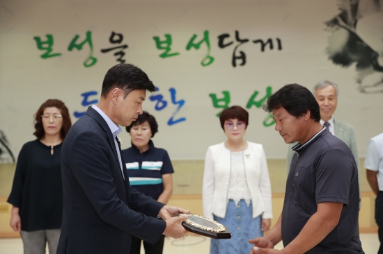 지난해 다자녀 가정표창//사진=보성군