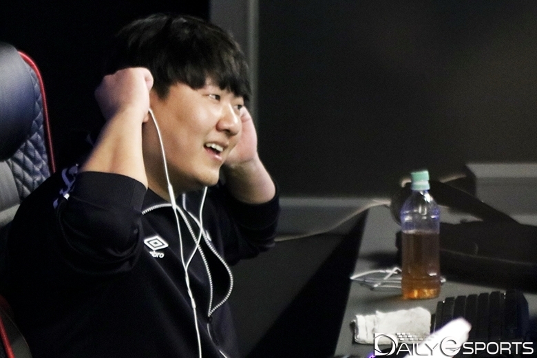 T1의 선봉으로 나섰던 김정민.