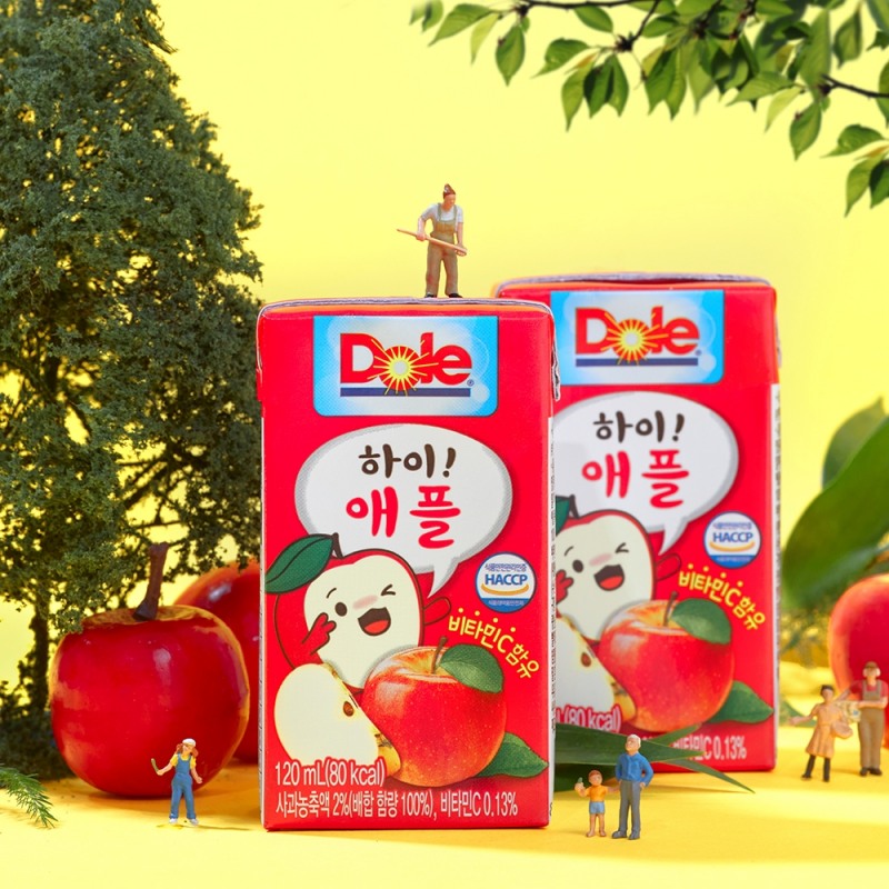 돌(Dole)코리아, 어린이 캐릭터주스 ‘하이주스 애플’ 출시