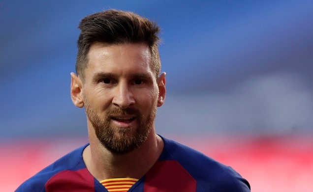 8월14일 포르투갈 리스본의 이스타디우 다 루스에서 열린 2019~2020시즌 유럽축구연맹(UEFA) 챔피언스리그 8강전에서 리오넬 메시의 모습.