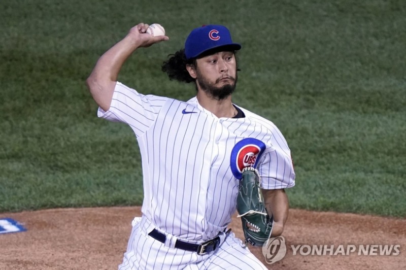 호투하고 있는 다르빗슈 유