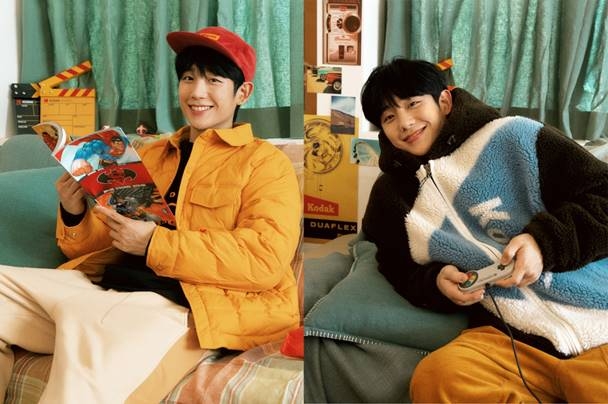 코닥어패럴 X 배우 정해인, 장꾸미 넘치는 가을화보 공개