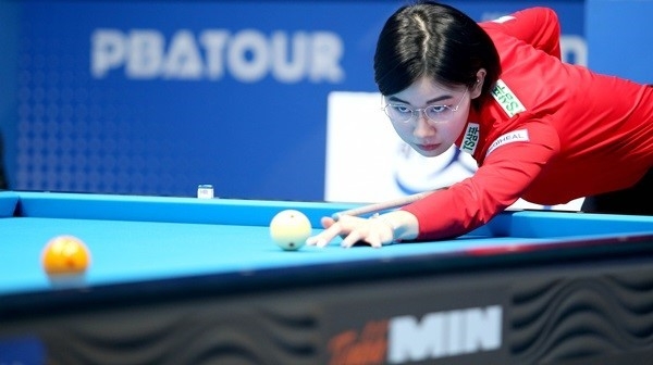 이미래 7연승, 개인 1위. 크라운, 신한 셧아웃 시키며 공동 선두 - PBA 팀 리그