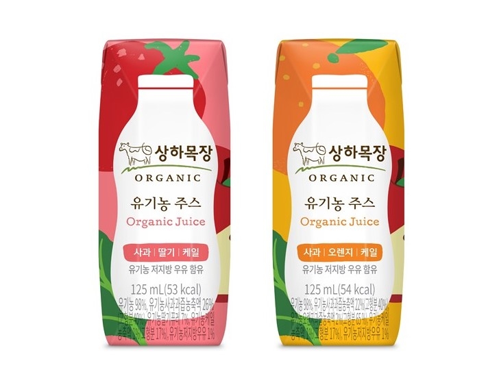‘상하목장 유기농주스’