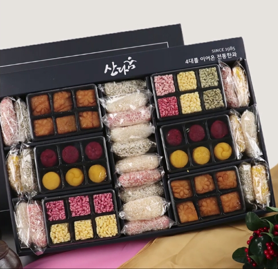 추석 명절 산다움 한과세트/사진=강진군