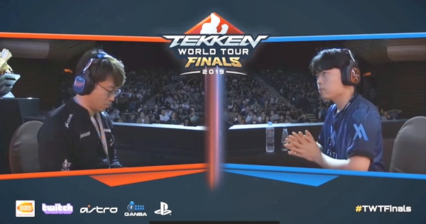 2019 철권 월드 투어 파이널에서 만난 '무릎' 배재민과 '울산' 임수훈.