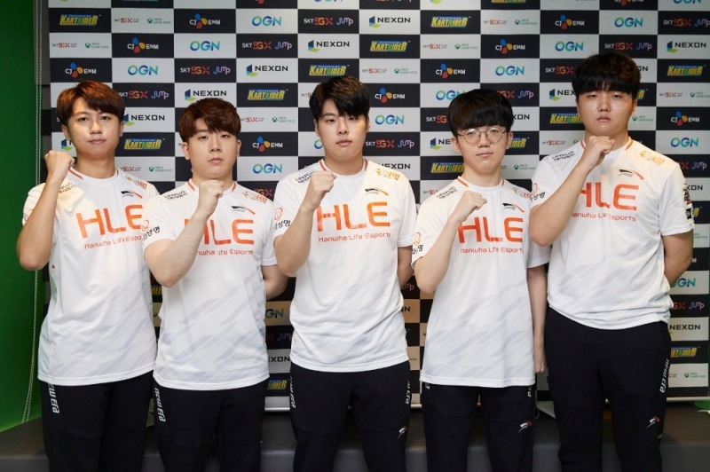 한화생명e스포츠 카트라이더팀(사진=넥슨 제공).