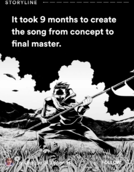 초기 영상 콘셉트는 안경을 쓴 주인공이었다(사진=라이엇 게임즈 발췌).