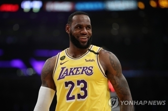 LA 레이커스 르브론 제임스.