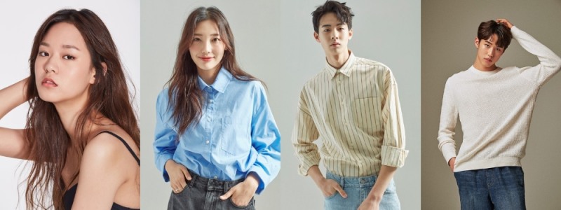 모델 조은서, 안예원, 김현진, 김지훈