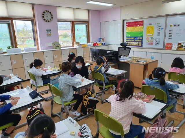 초등학교 1학년 교실. (사진=경북교육청 제공)