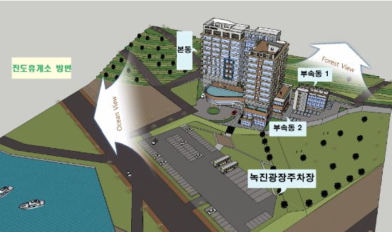 가족호텔 조감도/사진=진도군