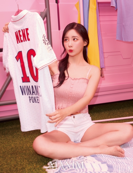 곽민선 아나운서 맥심 10월호 화보 사진(사진=맥심 제공)